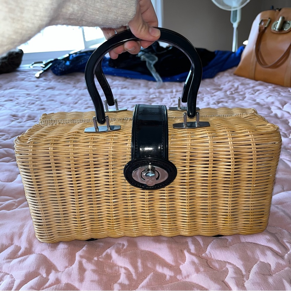 NWT Ann Taylor Basket Purse